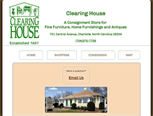 Tablet Screenshot of clearinghousesouth.com